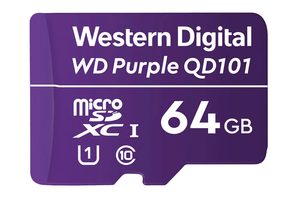 64GB Surveillance-grade microSD card