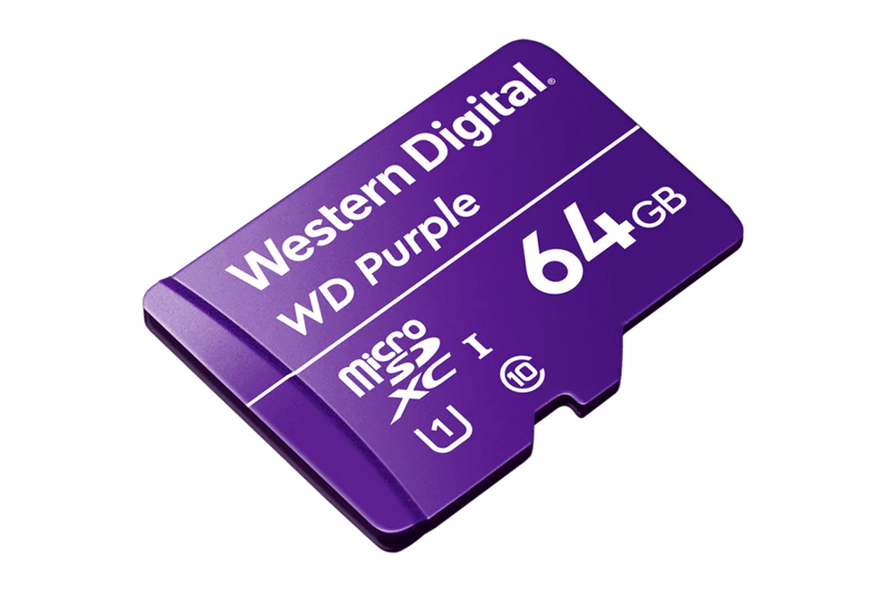 64GB Surveillance-grade microSD card