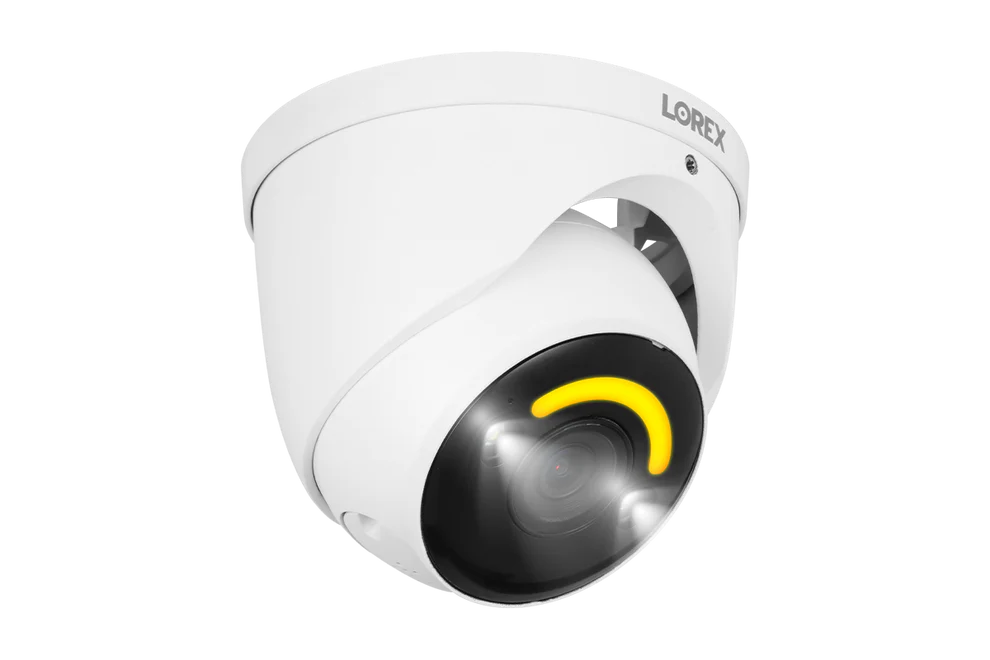 Lorex 4K+ Ultra HD 12MP Smart Security Lighting Deterrence Dome AI PoE IP Wired Camera