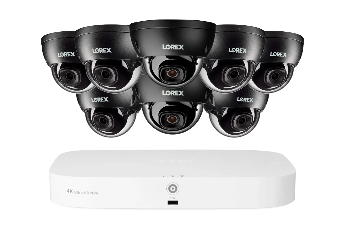 Lorex 4K 16 Channel NVR 2TB + 8 A10 IP Dome Cameras