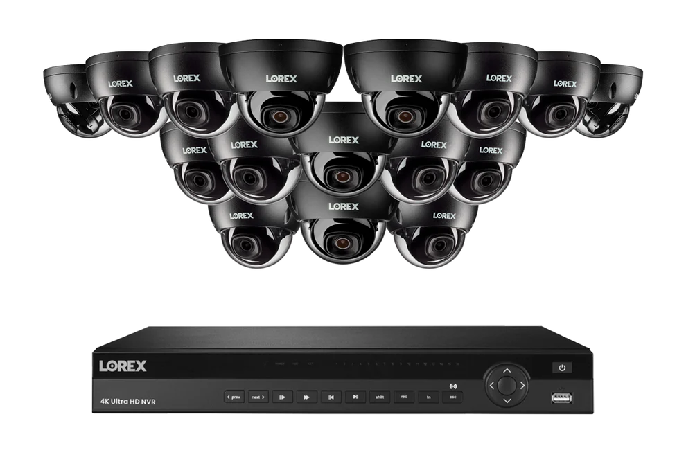 Lorex Elite 4K 16 Channel NVR 4TB + 16 A10 IP Dome Cameras