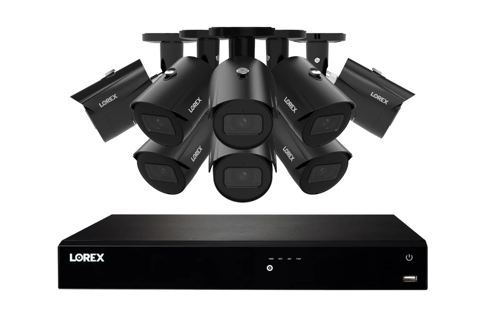 Lorex 4K 16 Channel – 4TB NVR System + 8 A14 IP Bullet Cameras