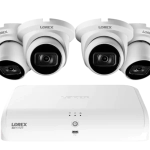 Lorex NVR + 4 Dome Cameras (4K)