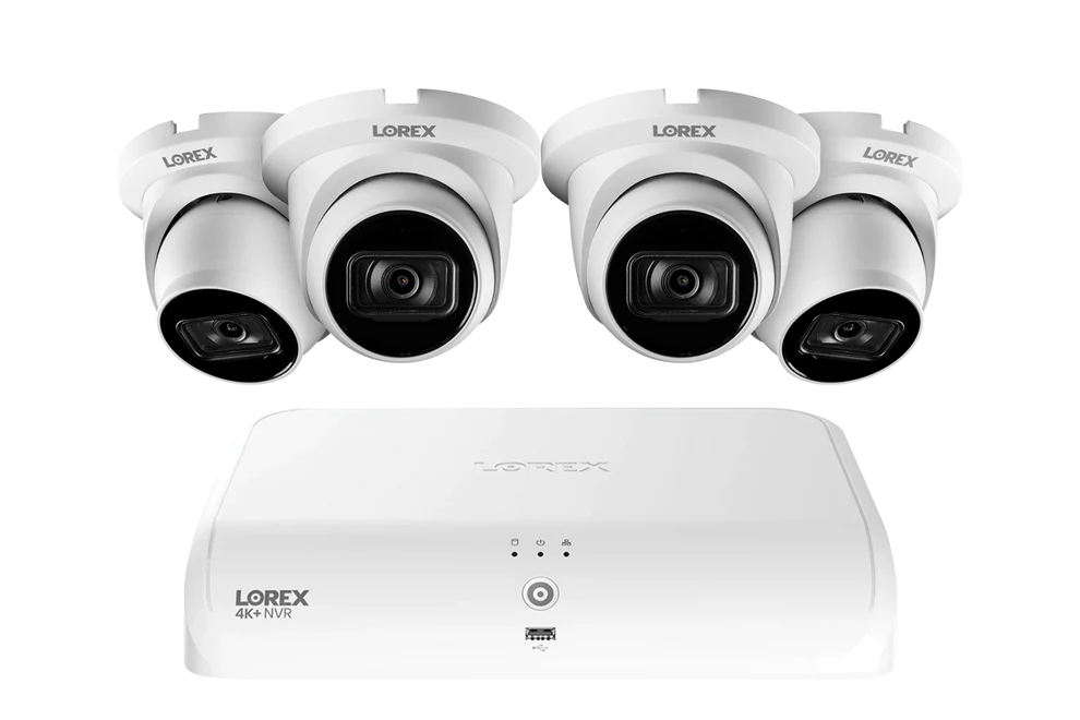 Lorex NVR + 4 Dome Cameras (4K)