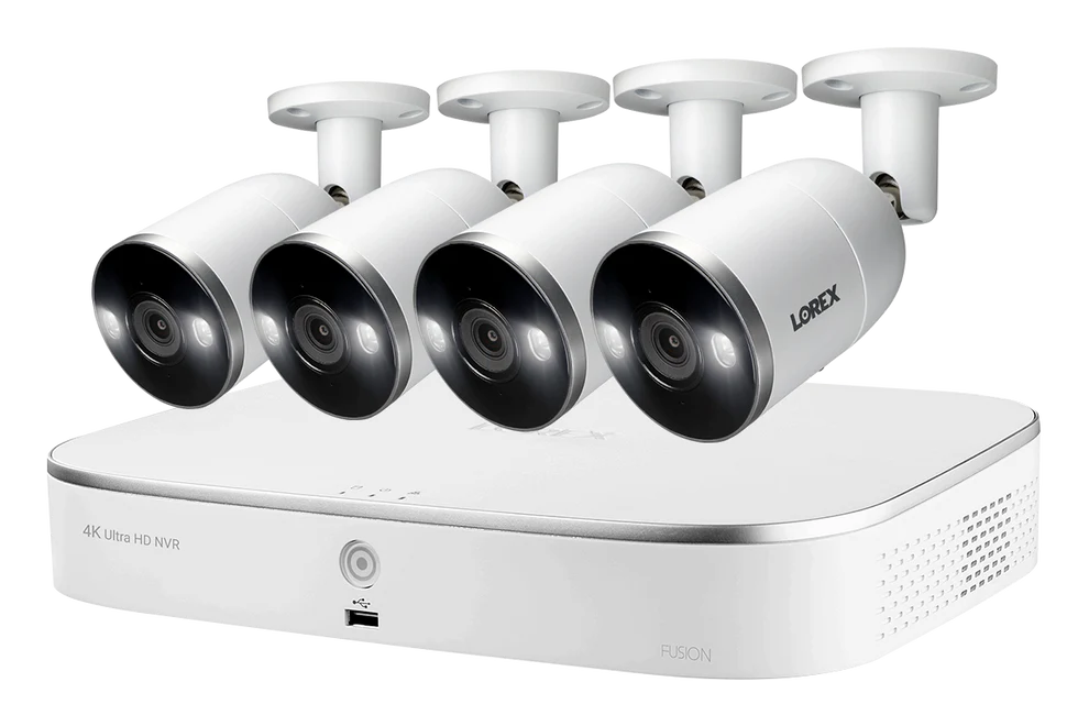 Lorex NVR + 4 Bullet Cameras (4K)
