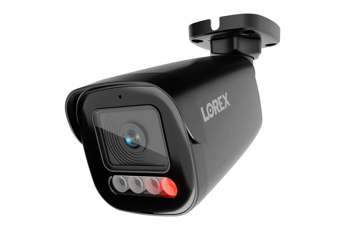 Lorex Connect X5 4K PoE Bullet Camera with AI Color Night Vision – White/Black