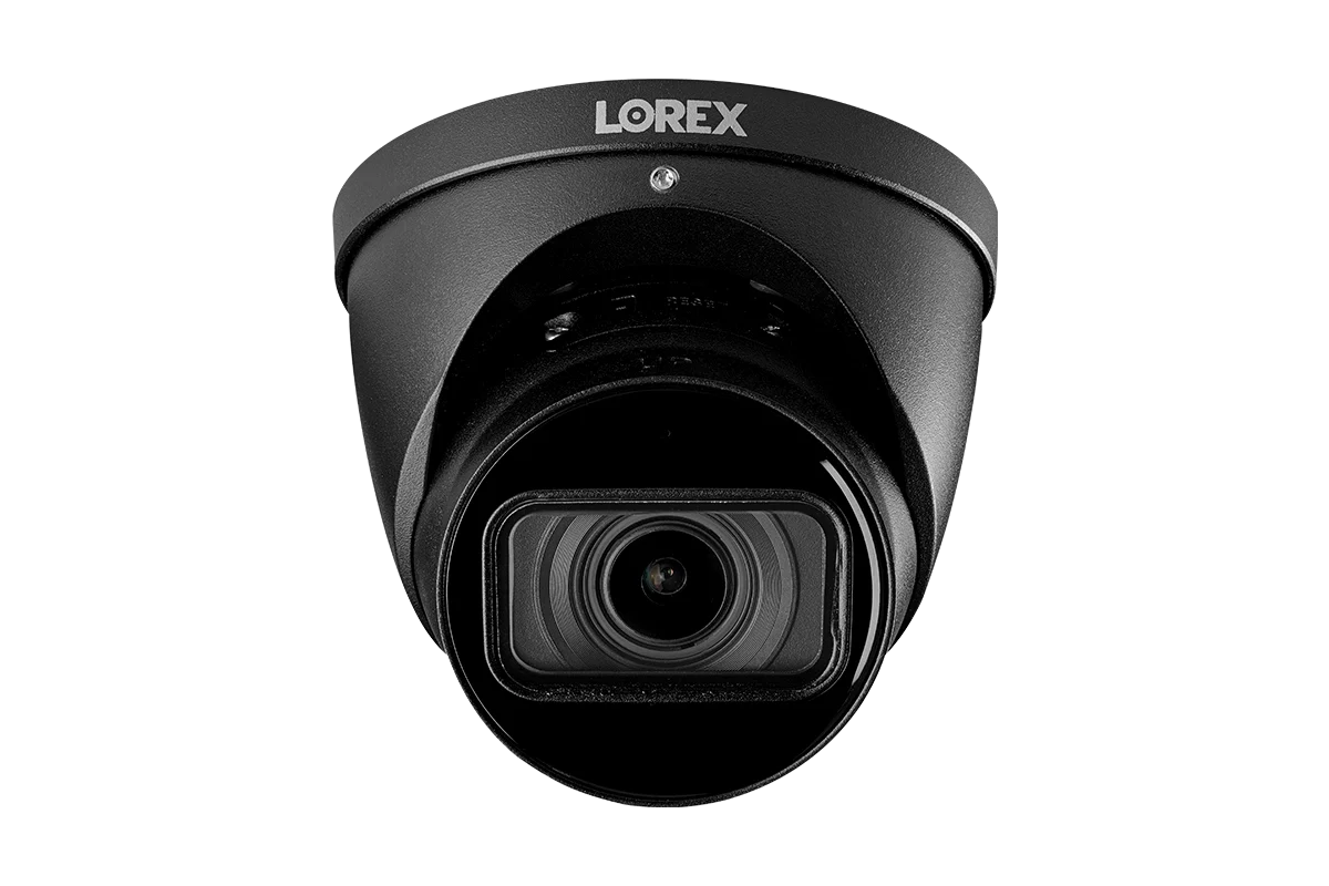 Nocturnal Series Lorex N3 4K IP Wired Dome Security Camera with Listen-In Audio, Motorized Varifocal Lens and Real-Time 30FPS Recording