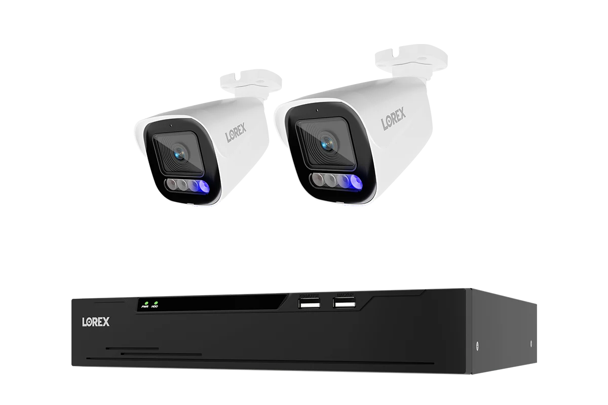 Lorex Connect X Series 4K 8-Channel Wired NVR System with X5 Bullet Security Cameras – 2TB